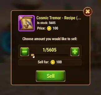 Selling surplus equipment for a Gold boost