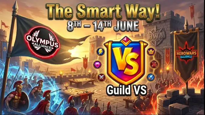 June Guild Versus Planning weekly event overlap guide for Hero Wars Alliance