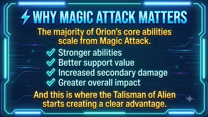 Orion Talisman Guide recommendation Talisman of Alien Hero Wars Alliance