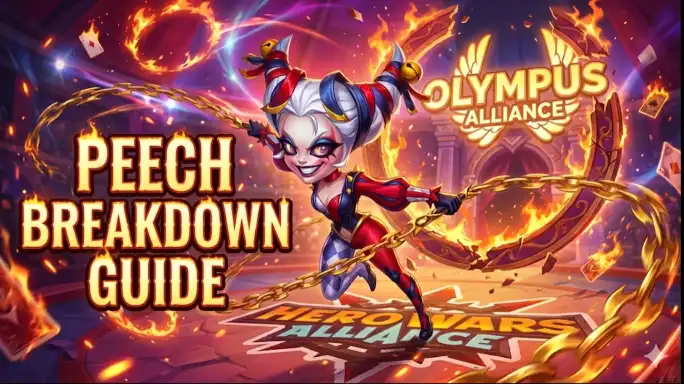 Peech in action — Hero Wars Alliance breakdown