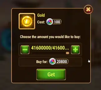 Titan Soul Coins converting to Gold in the Titan Soul Shop