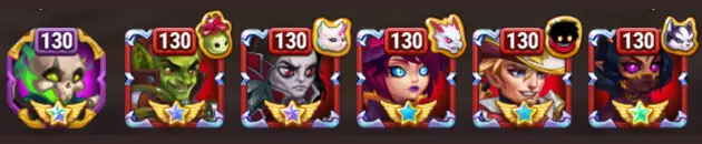 Hero Wars Adam Team Osh Level 150