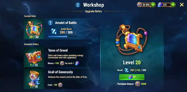 Umbra Event Mistakes - overbuffing the Amulet of Battle relic