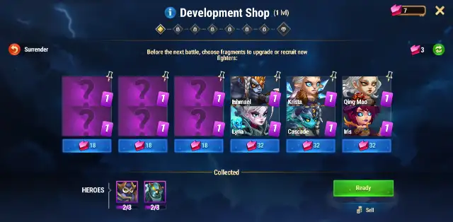 Umbra Event Mistakes - refreshing the Development Shop and wasting Stall Coins