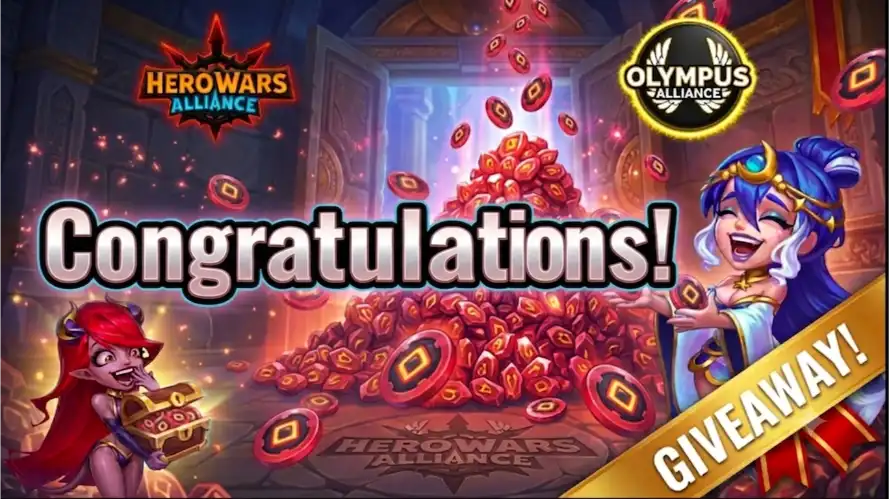 90000 Rune Stone Winner giveaway in Hero Wars Alliance