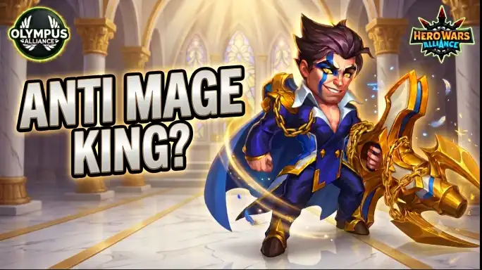 Crow First Look Breakdown Hero Wars Alliance anti-mage control skills