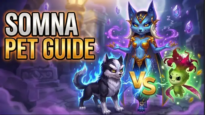 Don't choose the wrong pet for Somna in Hero Wars — Fenris vs Oliver comparison