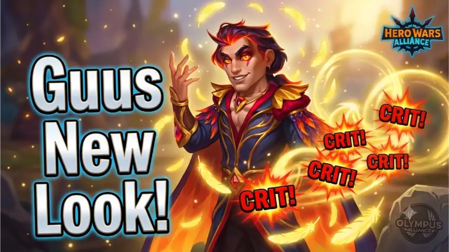 Guus Twilight Skin Explained crit healing interaction in Hero Wars Alliance