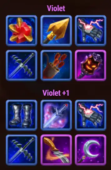 Hero Wars Somna Items
