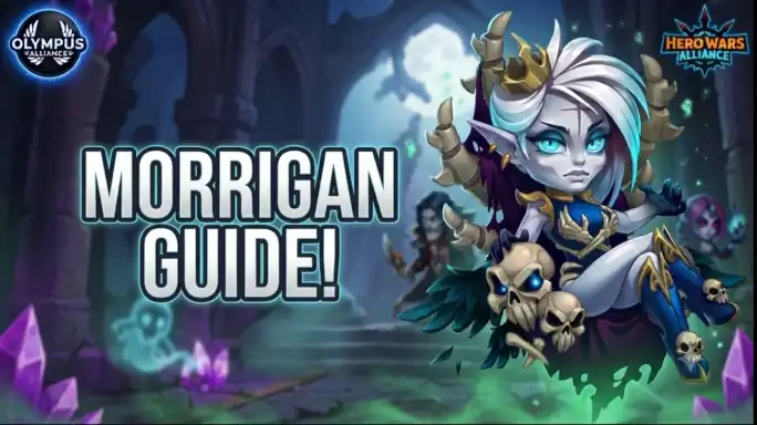 Ultimate Morrigan Guide breakdown of the Princess of Necromancy in Hero Wars Alliance