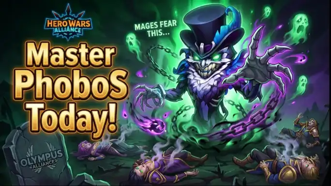 The Ultimate Phobos Guide anti-mage control hero in Hero Wars Alliance