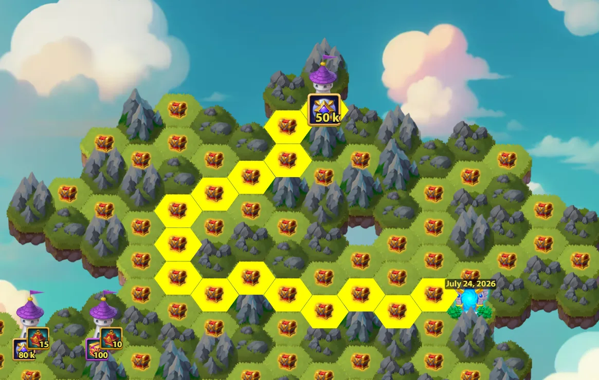 Yellow Path Tower Somna Mysterious Island Guide 15 Moves