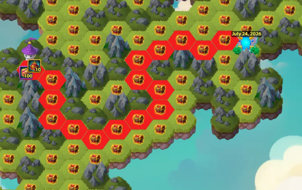 Red Path Tower Somna Mysterious Island Guide 16 Moves