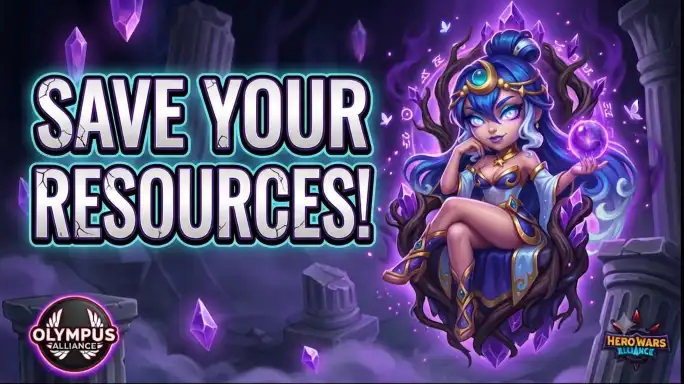 Unbroken Bond Event Guide resource saving advice for Hero Wars Alliance