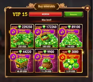 Hero Wars server merge Emerald exchange rate for merged accounts
