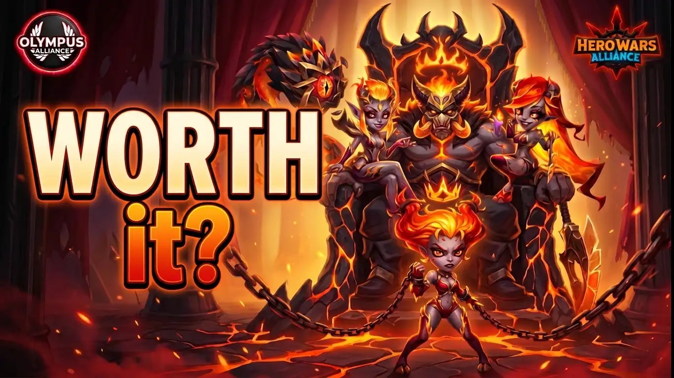 Inner Demons Skin Analysis for Kendle, Cleaver, Xe'Sha and Peech in Hero Wars Alliance