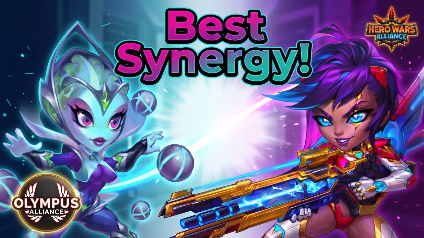 Eva and Nebula Synergy Guide core pairing in Hero Wars Alliance