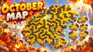 October Mysterious Island map