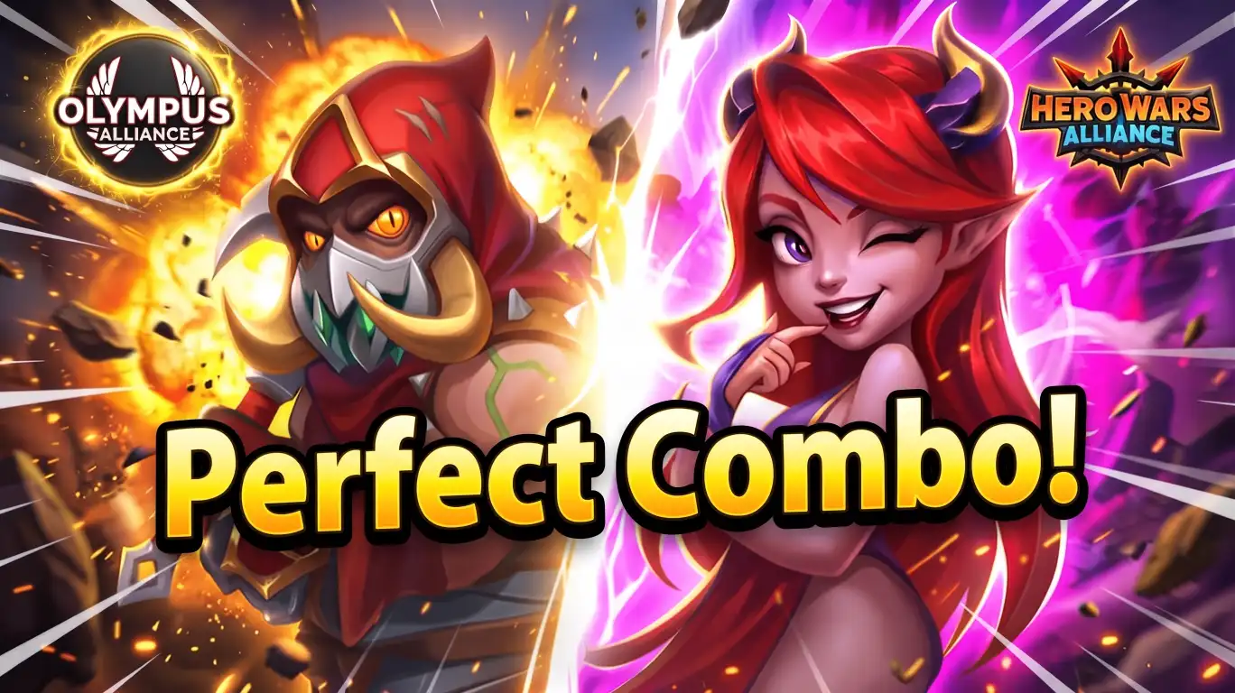 Perfect Team Synergy Guide - Cleaver, Byrna, Dorian, Kendle and Aidan team in Hero Wars Alliance