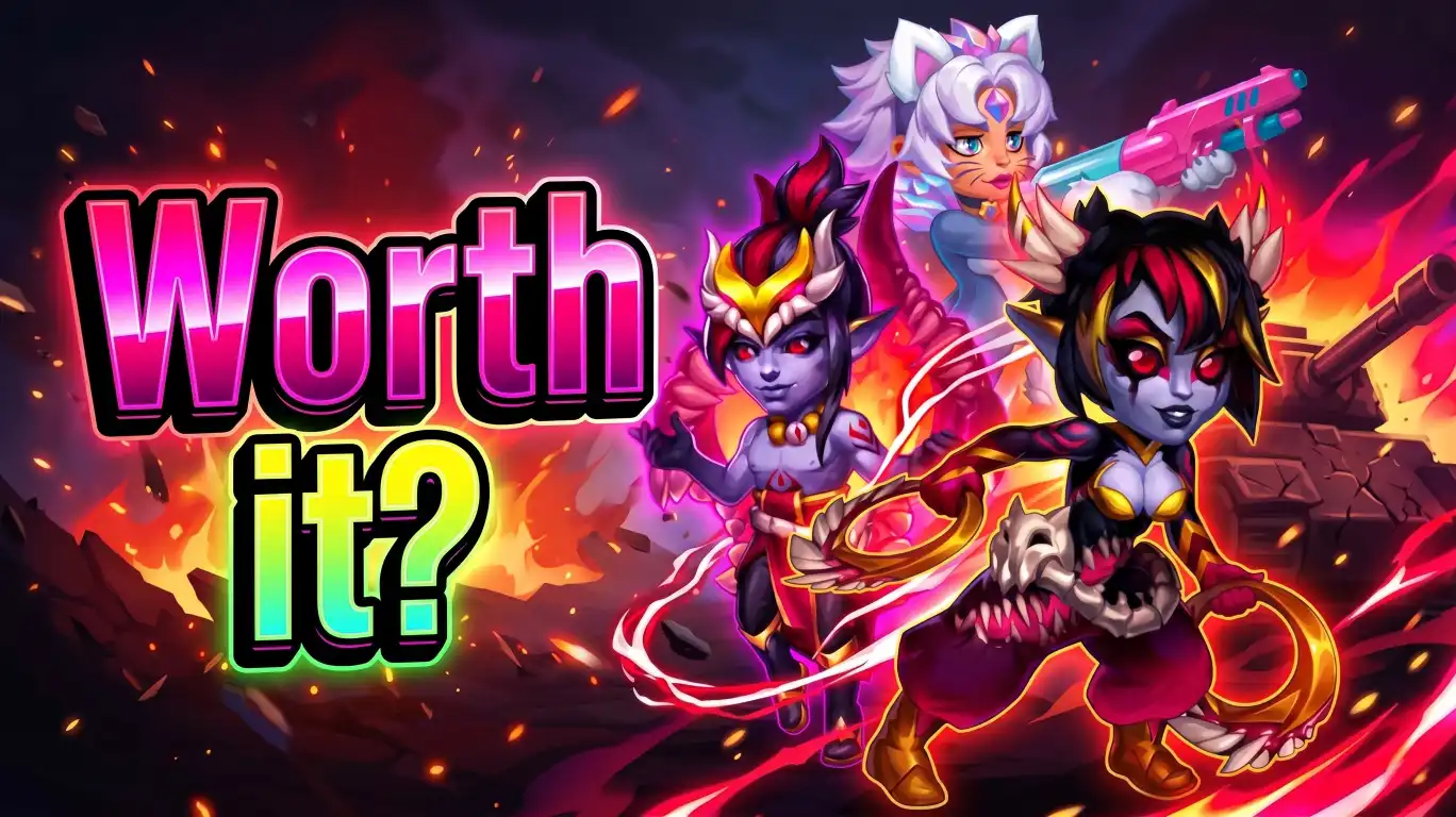 Aidan and Kayla Demonic Skin analysis in Hero Wars Web