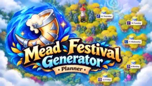 Mead Festival Generator Planner