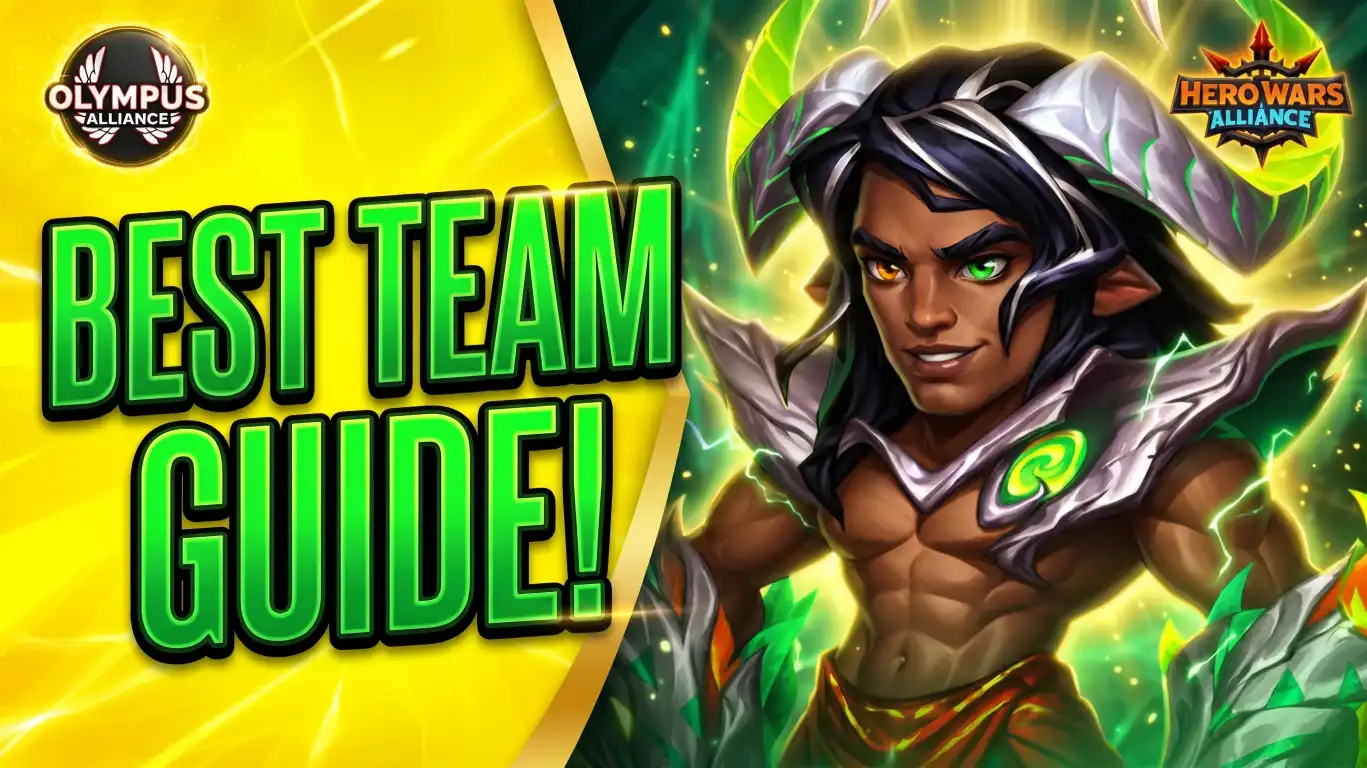 Wodryn Powerful Combo – Wodryn team formations with Tristan, Guus, Yasmine, Crow and Leonel in Hero Wars Alliance